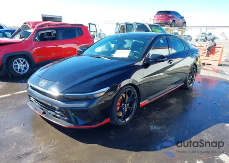 2025 Hyundai Elantra N from USA, damaged, VIN KMHLW4DK8SU025489